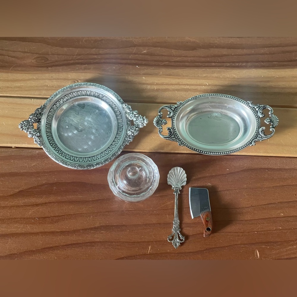 Vintage Collectible Miniature Kitchenware Lot Of 5